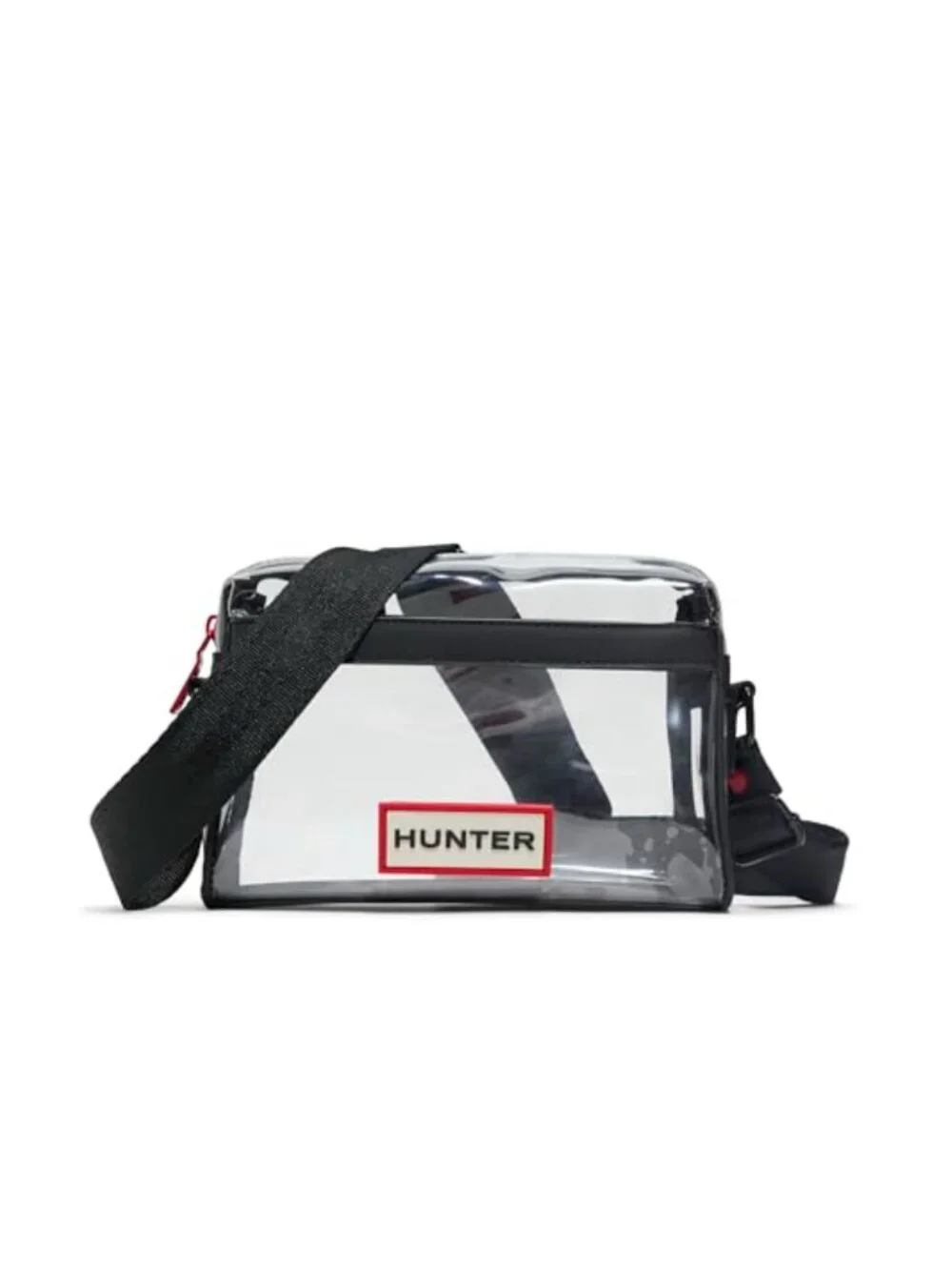 Clear Crossbody Bag Adjustable Strap Zippered Compartments